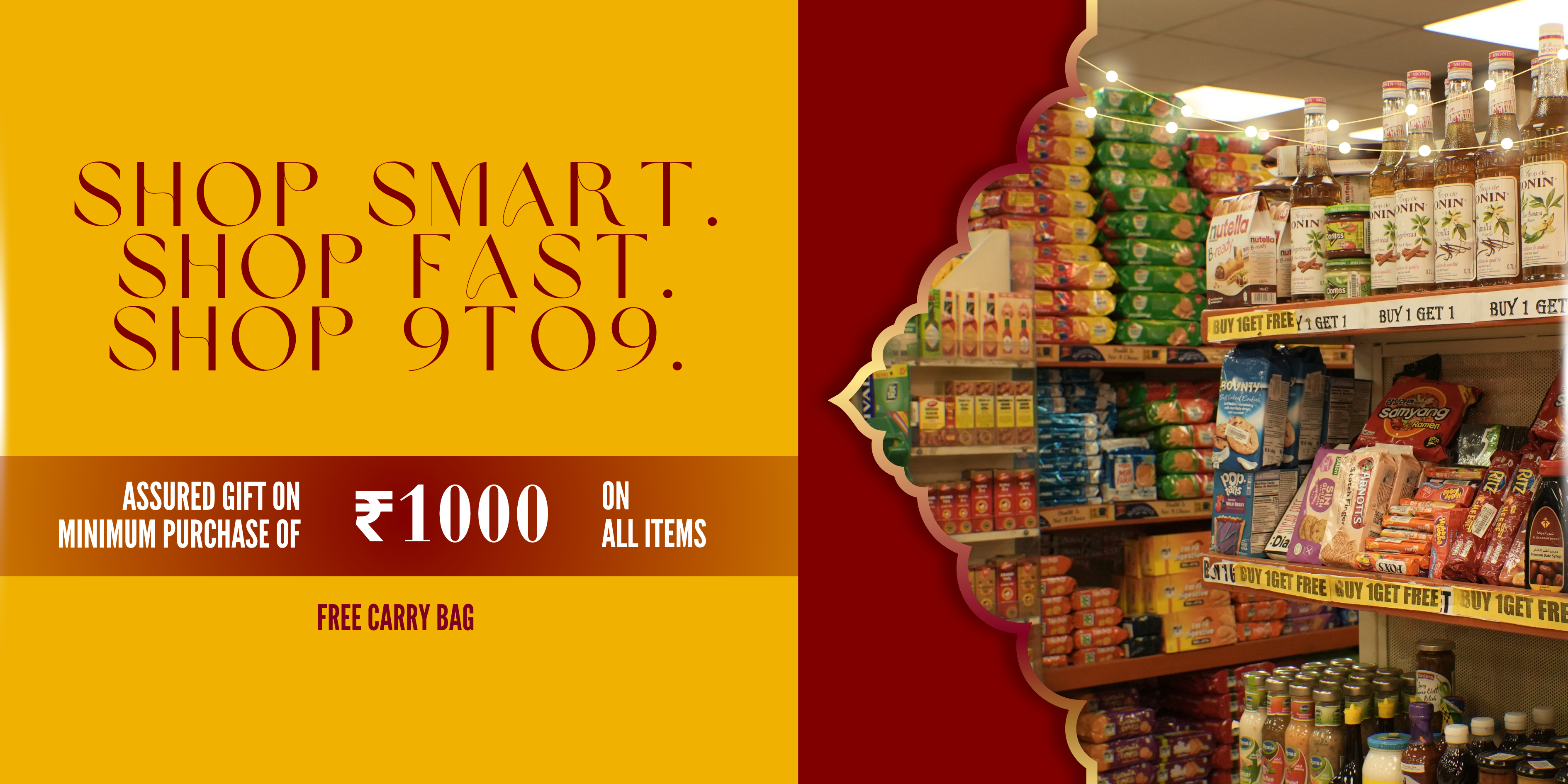 Team at 9 to 9 Supermarket